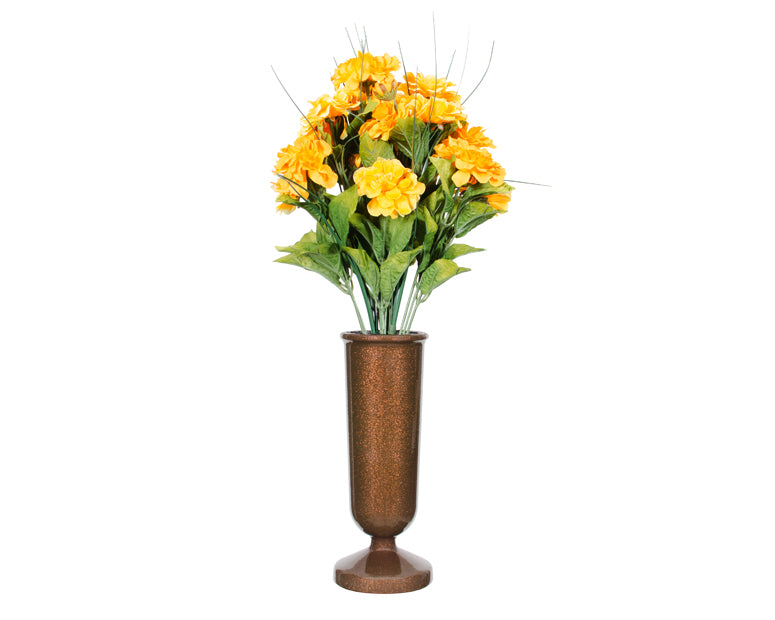3 7/8" x 9 5/8" Gem Flower Vase