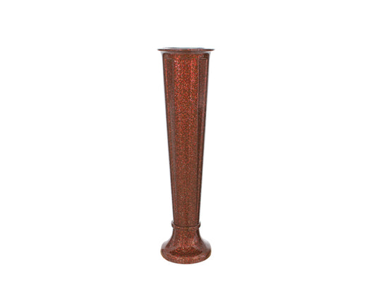 2 7/8" x 10" Cameo Flower Vase