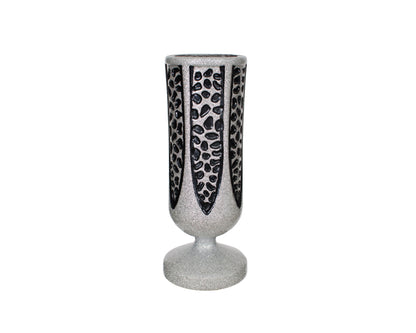3 7/8" x 9 5/8" Crest Flower Vase