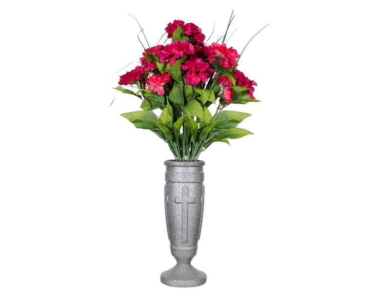 3 7/8" x 10" Regal Cross Flower Vase