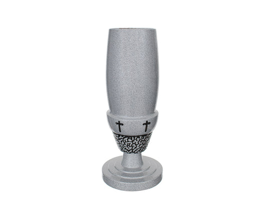 4 7/8" x 11 1/4" Crown Flower Vase