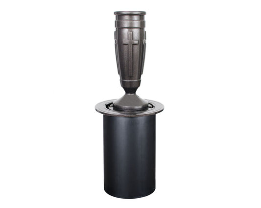 3 7/8" x 10" Regal Cross Invertible Flower Vase