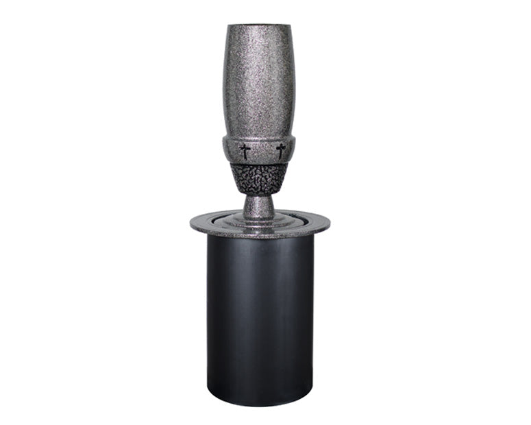 4 7/8" x 11 1/4" Crown Invertible Flower Vase