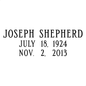Full Inscription (Includes Name & Dates) On-Site Engraving Service