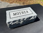 5" x 10" x 4" Foot Stone or Pet Marker Gray Granite w/ Frosted Panel