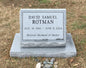 Individual Straight Top Slant Marker On Base w/ Panel
